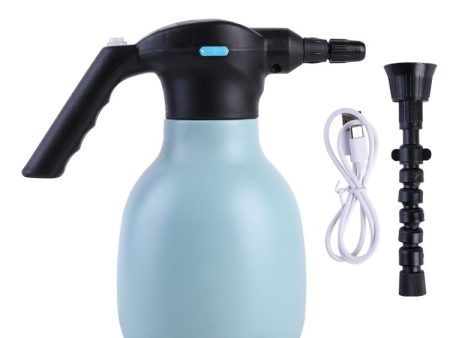 1.5L Garden Electric Watering Can Handheld Household Flower Watering Device, Specification: Blue + Universal Nozzle For Sale