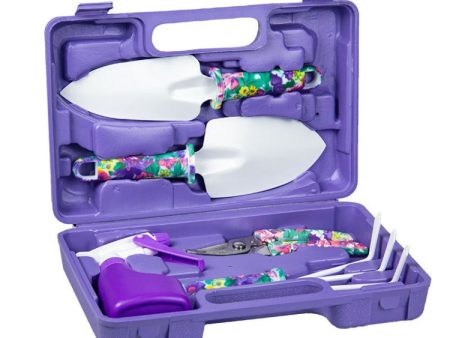 YL025 Potted Gardening Tool Set, Specification: 5 PCS   Set (Purple) on Sale