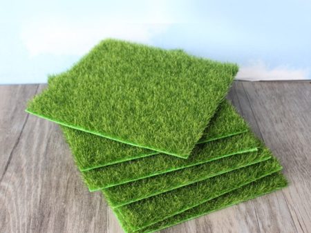 Simulation of Small Lawn Micro-landscape Green Grass Landscape,Size:30 x 30cm For Cheap