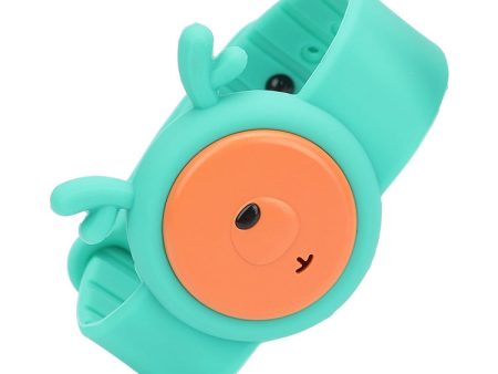 WT-M4 ABS+Silica Gel Children Mosquito Repellent Wristband (Green) Cheap