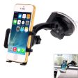 Universal 360 Degree Rotation Suction Cup Car Holder   Desktop Stand for iPhone, Galaxy, Sony, Lenovo, HTC, Huawei, and other Smartphones of Width: 4.5cm - 7.4cm(Black) Online Hot Sale