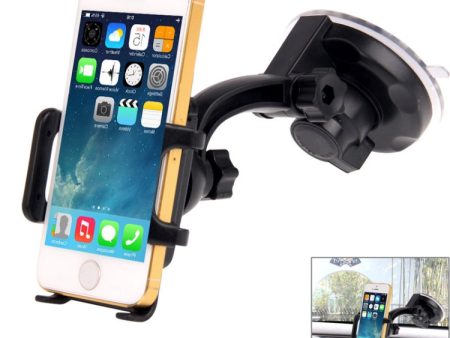 Universal 360 Degree Rotation Suction Cup Car Holder   Desktop Stand for iPhone, Galaxy, Sony, Lenovo, HTC, Huawei, and other Smartphones of Width: 4.5cm - 7.4cm(Black) Online Hot Sale