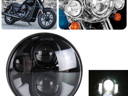 5.75 inch DC12V 6000K-6500K 40W Car LED Headlight for Harley (Black) Cheap