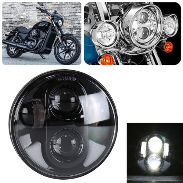 5.75 inch DC12V 6000K-6500K 40W Car LED Headlight for Harley (Black) Cheap