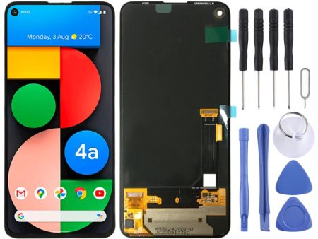 Original OLED LCD Screen for Google Pixel 4a 5G GD1YQ G025I with Digitizer Full Assembly For Sale