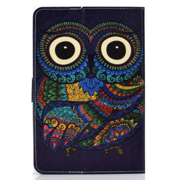 For 10 inch Universal Colored Drawing Pattern Horizontal Flip PU Leather Case with Holder & Card Slots(Owl) Online