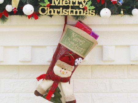 Christmas Ornament Decoration Merry Christmas Christmas Big Stocking Gift Bag Pendant Online now