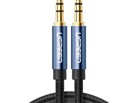 Ugreen AV112 Audio Cable 3.5mm Speaker Line Aux Cable, Length:1m(Blue) For Cheap