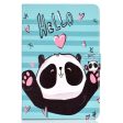 For 7 inch Universal Tablet PC Colored Drawing Pattern Horizontal Flip PU Leather Case with Holder & Card Slot(Love Panda) For Discount