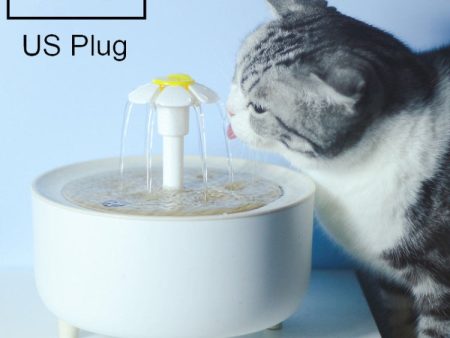 346578 Pets Automatic Circulation Filter Cat Flowing Drinking Fundation, Spec: US Plug(Flower) Online