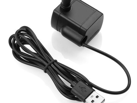 1.5m Micro USB DC Silent Brushless Water Pump(Black) Online now